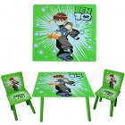 Столик Bambi (Metr+) D06452 квадратный с двумя стульчиками Ben 10
